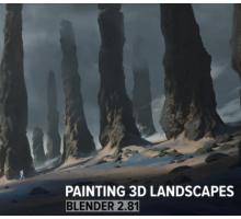 [Gumroad] Painting 3D Landscapes [ENG-RUS]. Иллюстрация 3D-ландшафта в Blender 2.81