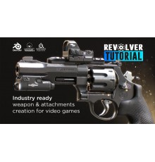 [ChamferZone] Revolver Tutorial - Industry ready weapon and attachment creation for games [ENG-RUS]. Создание револьвера - оружие и приспособления для игр