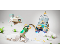 [CG Boost] Robotic Planet Parts 1-2 [RUS]. Планета роботов: Моделирование Hard Surface в Blender весело и просто (Части 1 и 2)