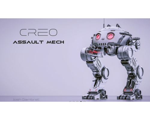 [Gumroad] SciFi Mech Design in Blender Part 4 [ENG-RUS]. Дизайн Sci-Fi Мехов в Blender. Часть 4