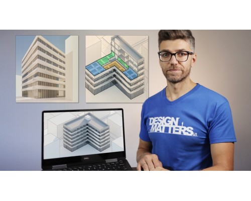 [Udemy] Introduction to Blender for Architecture [ENG-RUS]. Введение в Blender для дизайна архитектуры