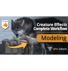 [VFXGRACE] Blender Creature Effects: The Complete Workflow Part 1 Modeling [ENG-RUS]. Полный рабочий процесс по созданию существ в Blender: Часть 1 Моделирование