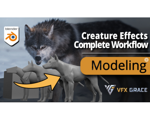 [VFXGRACE] Blender Creature Effects: The Complete Workflow Part 1 Modeling [ENG-RUS]. Полный рабочий процесс по созданию существ в Blender: Часть 1 Моделирование