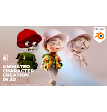 [Gumroad] Animated Character Creation in 3D using Blender [ENG-RUS]. Создание анимированного 3D-персонажа в Blender
