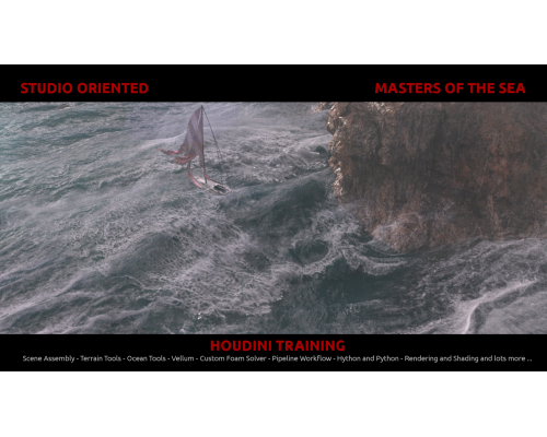 [Gumroad] VFX Studio Oriented / Masters of The Sea [ENG-RUS]. Houdini VFX: Хозяева моря