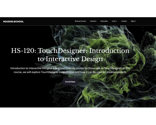 [Houdini School] HS-120: TouchDesigner: Introduction to Interactive Design [Eng]. TouchDesigner: введение в интерактивный дизайн