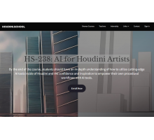 [Houdini School] HS-238: AI for Houdini Artists [Eng]. Искусственный интеллект для художников Houdini