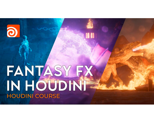 (H286)[Rebelway] Fantasy FX in Houdini Part 1-2-3 [RUS]. Фантастические эффекты в Houdini. Части 1-2-3