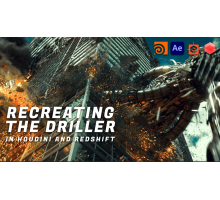 [DJA] Recreating the Driller Scene in Houdini and Redshift [ENG]