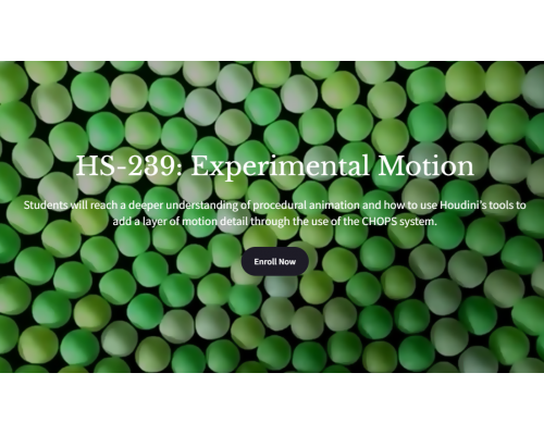 [Houdini.School] Experimental Motion [RUS]. Экспериментальный моушн в Houdini