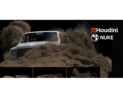 [The Gnomon Workshop] Cinematic Sand & Dust Simulations using Houdini [ENG-RUS].  Кинематографический эффект песка и пыли в Houdini
