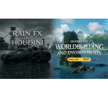 Intro to Worldbuilding and Environments and Rain Fx in Houdini [ENG]