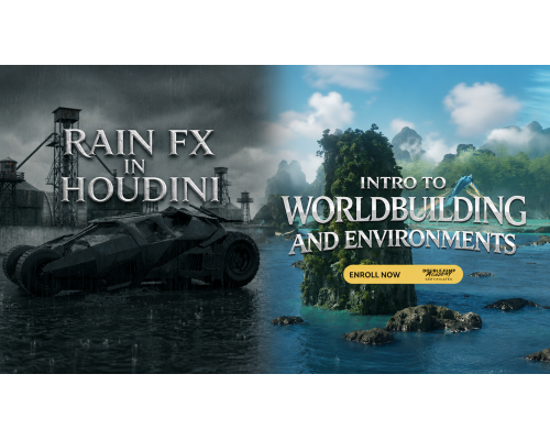 Intro to Worldbuilding and Environments and Rain Fx in Houdini [ENG]