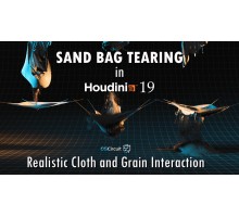 [CGcircuit] Sand Bag Tearing in Houdini 19 [ENG-RUS]. Эффект рвущегося мешка с песком в Houdini 19
