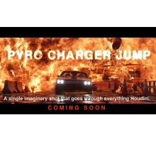 [Gumroad] Pyro Charger Jump [ENG]. Прыжок через огонь в Houdini