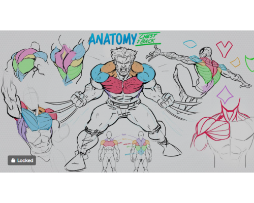  [Patrick Brown Patreon] Anatomy Bundle 1-2 [RUS]. Уроки по анатомии от Patrick Brown. Сборники 1-2