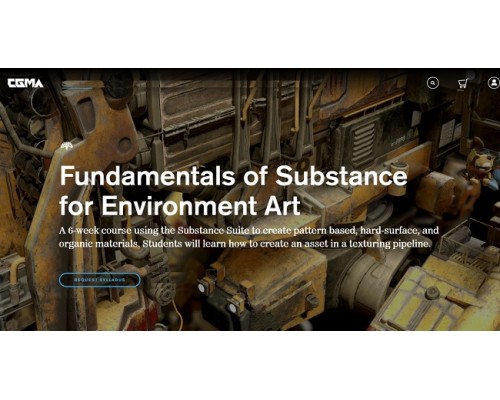  [CGMA 3D] Intro to Substance for Environment Art [RUS]. Введение в Substance для создания окружений