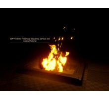 [Artstation] UE4 VFX Intro: Fire Image Sequence, partical and material [ENG-RUS]. Введение в VFX в UE4: Последовательность Изображений Огня, Руководство по частицам и материалу
