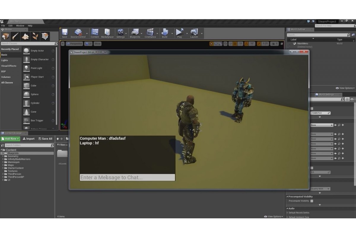 Unreal Engine] Blueprint Multiplayer Unreal Engine [ENG-RUS].  Многопользовательский режим при помощи Блюпринтов в Unreal Engine