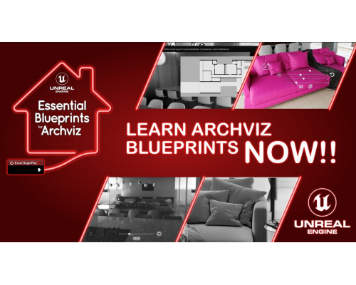  [Dviz] Essential Blueprints for Archviz Part 1 [ENG-RUS]. Использование системы Blueprint в архитектурной визуализации. Часть 1