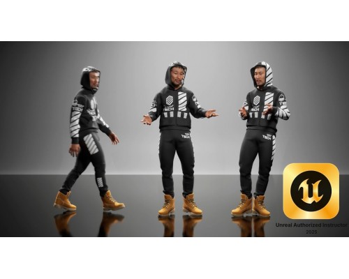 [Udemy] Workman's Guide to MetaHuman Outfits for Unreal Engine [RUS]. Практическое создание ассетов для одевания в Unreal Engine людей созданных в MetaHuman